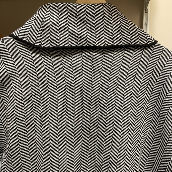 Calvin Klein Cowl Neck Long Sleeve Herringbone Pullover Sweater - Picture 6 of 9